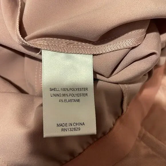 MICHAEL COSTELLO Alai Strapless Tiered Tulle Maxi Gown in Mauve Pink Size XS - Picture 11 of 11